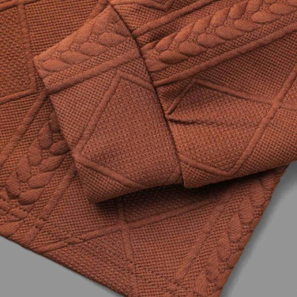 BloomChic Size L Textured Round Neck Stretchy Sweatshirt us size 12 - Picture 3 of 6